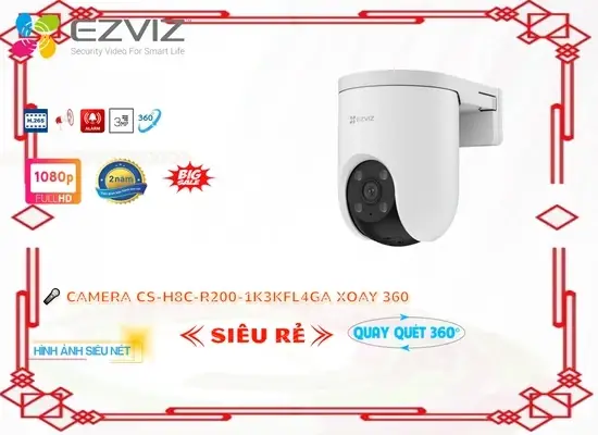 Lắp đặt camera tân phú CS-H8c-R200-1K3KFL4GA Camera Wifi Wifi Ezviz