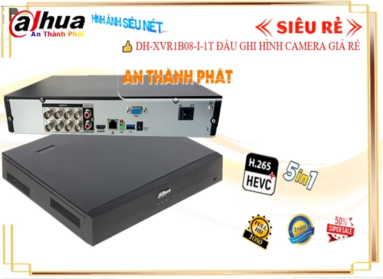 Lắp đặt camera tân phú Đầu Ghi DH-XVR1B08-I-1T Giá rẻ