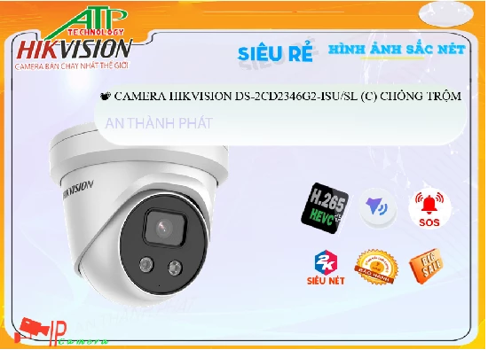 Lắp đặt camera tân phú Camera An Ninh  Hikvision DS-2CD2346G2-ISU/SL(C) Chức Năng Cao Cấp