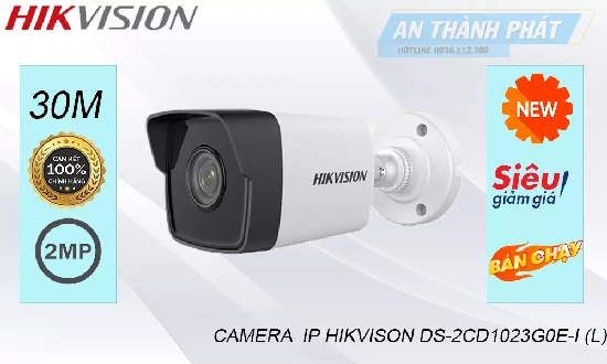 Lắp đặt camera tân phú DS-2CD1023G0E-I(L) Camera  Hikvision Thiết kế Đẹp