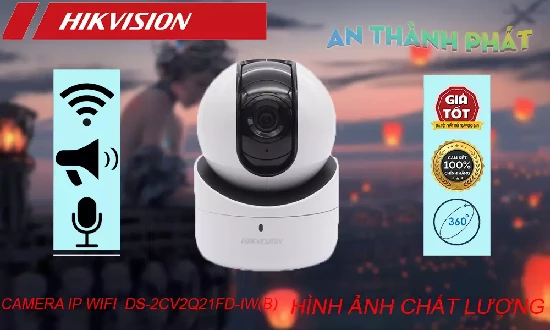 Lắp đặt camera tân phú ✮  Hikvision DS-2CV2Q21FD-IW(B) Thiết kế Đẹp