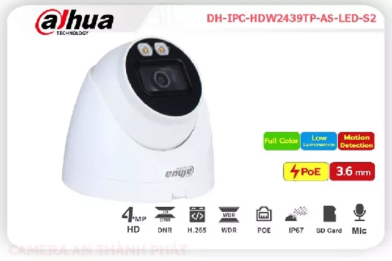 Lắp đặt camera tân phú Camera DH-IPC-HDW2439TP-AS-LED-S2 Giá rẻ