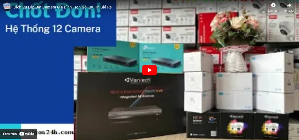 Gói Camera Giám Sát Từ Xa Giá Rẻ