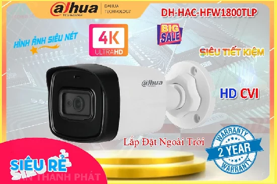 Lắp đặt camera tân phú DH-HAC-HFW1800TLP Camera Sắc Nét  Dahua