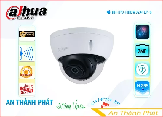 Lắp đặt camera tân phú DH-IPC-HDBW3241EP-S  Dahua Giá rẻ