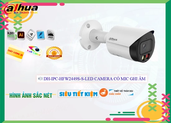 Lắp đặt camera tân phú Camera DH-IPC-HDW2449T-S-LED Chức Năng Cao Cấp
