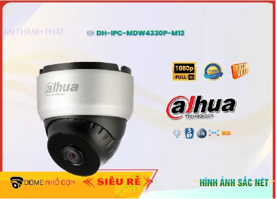 Lắp đặt camera tân phú DH-IPC-MDW4330P-M12 Camera An Ninh Thiết kế Đẹp