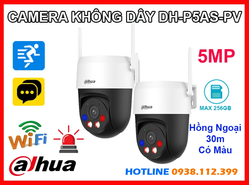 Lắp đặt camera Camera Không Dây Dahua DH-P5AS-PV (5MP)