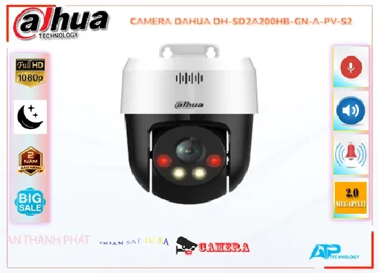Lắp đặt camera tân phú Camera Dahua 360 DH-SD2A200-GN-A-PV