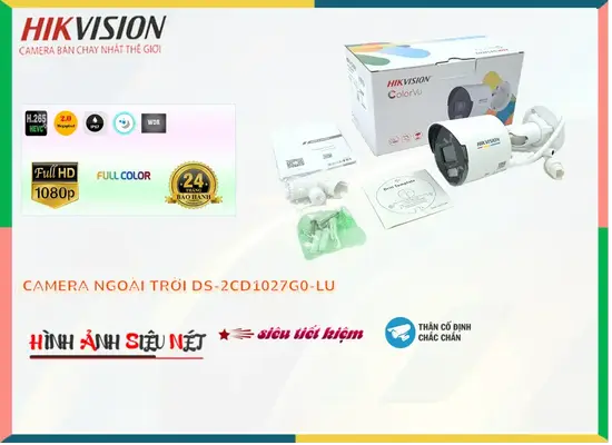Lắp đặt camera tân phú DS-2CD1027G0-LU Camera Giá Rẻ Hikvision