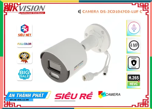 Lắp đặt camera tân phú DS-2CD1047G0-LUFC  Hikvision Hình Ảnh Đẹp ❇ 