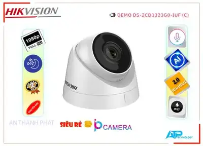 Lắp đặt camera DS-2CD1323G0-IUF (C) sắc nét Hikvision