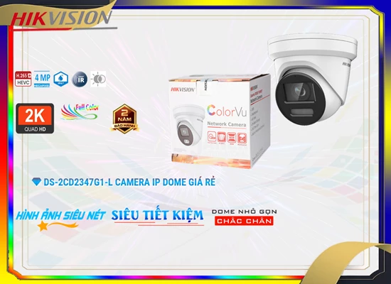 Lắp đặt camera tân phú Camera  Hikvision DS-2CD2347G1-L Thiết kế Đẹp