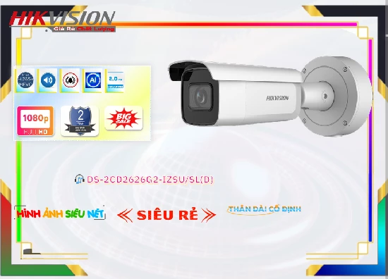 Lắp đặt camera tân phú DS-2CD2626G2-IZSU/SL(D)  Hikvision Thiết kế Đẹp ✨