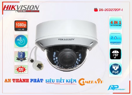 Lắp đặt camera tân phú Hikvision DS-2CD2720F-I Giá rẻ