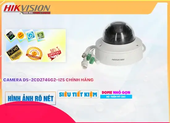 Lắp đặt camera tân phú ✔️ DS-2CD2746G2-IZS Camera Thiết kế Đẹp Hikvision