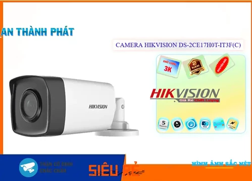 Lắp đặt camera tân phú ✨ DS-2CE17H0T-IT3F(C) Camera  Hikvision