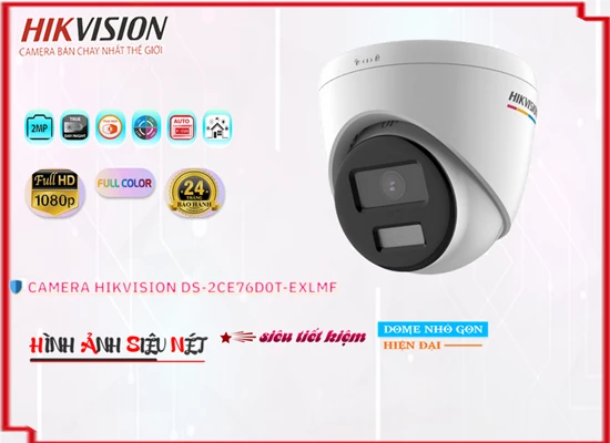 Lắp đặt camera tân phú DS-2CE76D0T-EXLMF Camera Giá rẻ  Hikvision