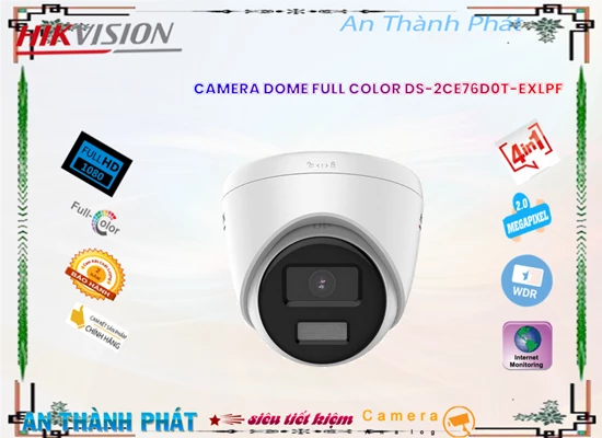 Lắp đặt camera tân phú DS-2CE76D0T-EXLPF Camera An Ninh Hikvision