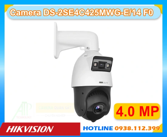 Lắp đặt camera Camera HIkvision DS-2SE4C425MWG-E/14 F0 Ống Kính Kép