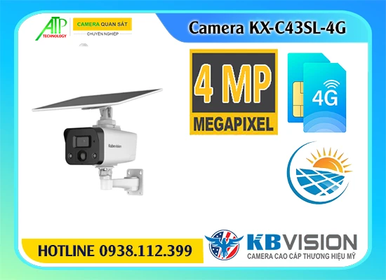 Lắp đặt camera Camera 4G Pin Mặt Trời KX-C43SL-4G