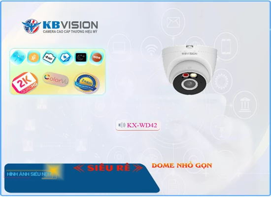 Lắp đặt camera tân phú KX-WD42 KBvision Giá rẻ