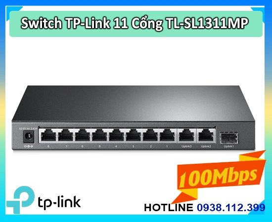 Lắp đặt camera Bộ Chia Mạng TP-Link TL-SL1311MP