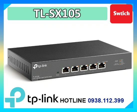 Lắp đặt camera Switch Tp-link 5 Port TL-SX105