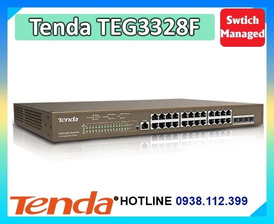 Lắp đặt camera Switch Tenda TEG3328F