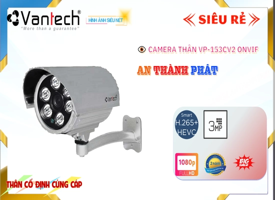 Lắp đặt camera tân phú Camera An Ninh VanTech VP-153CV2 Chức Năng Cao Cấp
