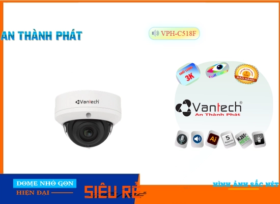 Lắp đặt camera tân phú Camera VPH-C518F VanTech Giá tốt