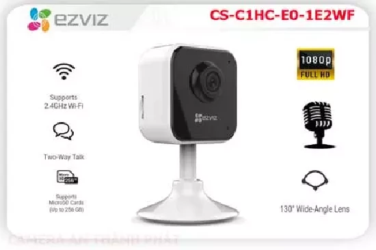 Lắp đặt camera tân phú CS-C1HC-E0-1E2WF Công Nghệ Mới  Wifi Ezviz