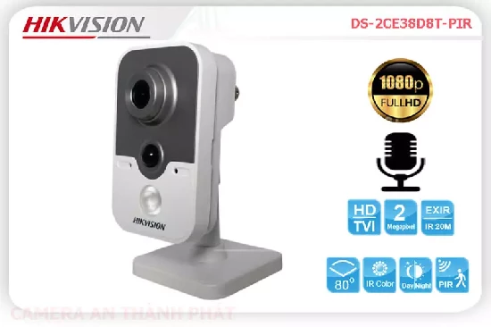Lắp đặt camera tân phú ✽  Camera DS-2CE38D8T-PIR  Hikvision Giá rẻ