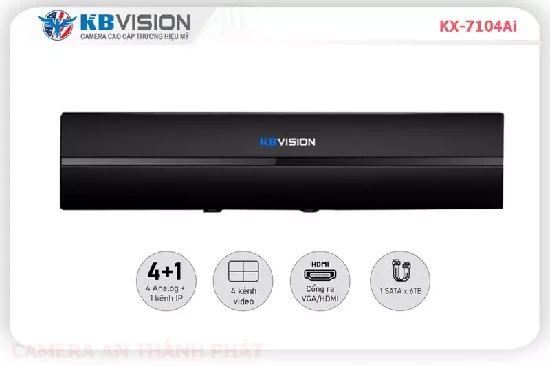 Lắp đặt camera tân phú KBvision KX-7104Ai Hình Ảnh Đẹp