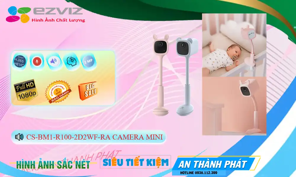 CS-BM1-R100-2D2WF-Ra sắc nét Wifi Ezviz