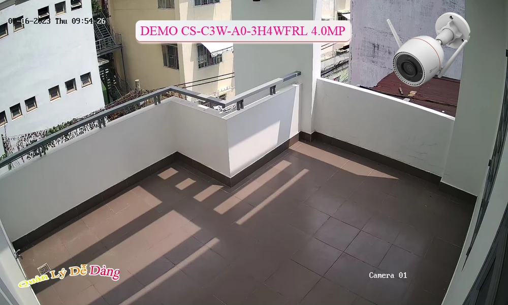 Camera IP Wifi EZVIZ CS-C3W-A0-3H4WFRL 4.0MP Camera IP Wifi EZVIZ CS-C3W-A0-3H4WFRL 4.0MP