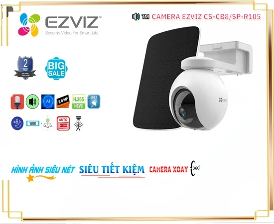 Camera Wifi Ezviz CS-CB8SP-R105,Camera Wifi CS-CB8/SP-R105,Camera Ezviz CS-CB8/SP-R105,Camera CS-CB8/SP-R105,Camera dùng pin Ezviz CS-CB8/SP-R105,CS-CB8/SP-R105,Camera quan sát CS-CB8/SP-R105,Camera giá rẻ CS-CB8/SP-R105