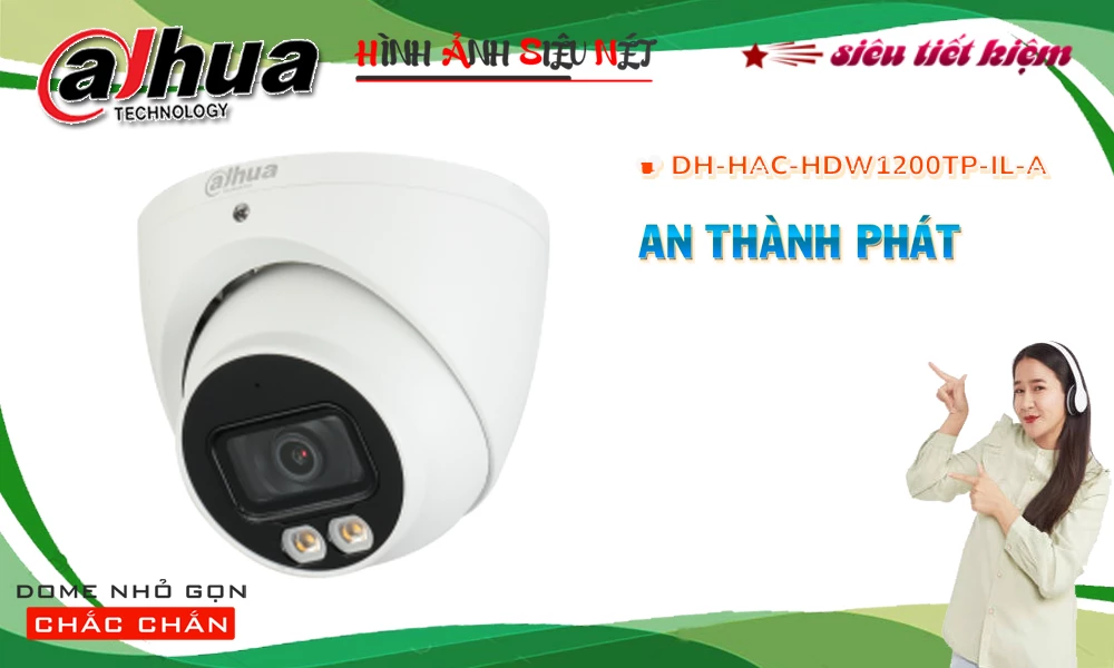 ➠  DH-HAC-HDW1200TP-IL-A sắc nét Dahua