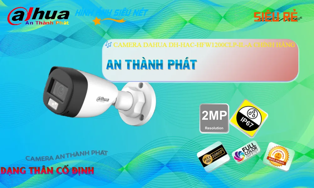 DH-HAC-HFW1200CLP-IL-A sắc nét Dahua