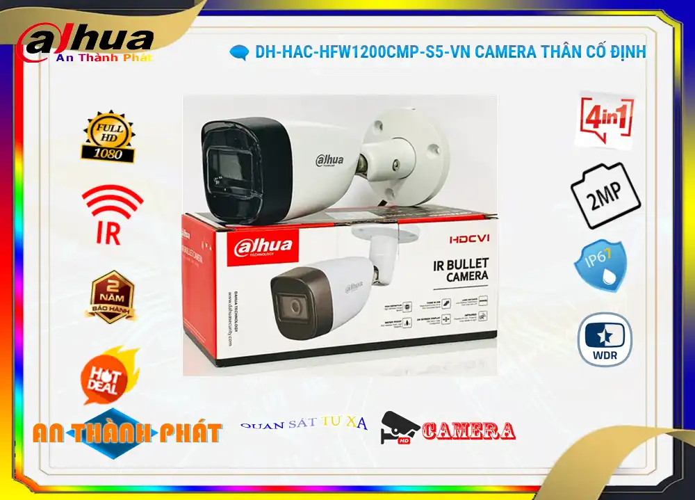 DH-HAC-HFW1200CMP-S5-VN sắc nét Dahua ➠ DH-HAC-HFW1200CMP-S5-VN sắc nét Dahua ➠