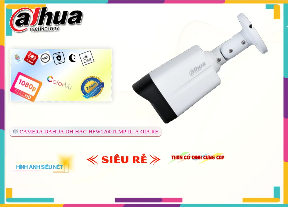 ➠ DH-HAC-HFW1200TLMP-IL-A sắc nét Dahua ➠ DH-HAC-HFW1200TLMP-IL-A sắc nét Dahua