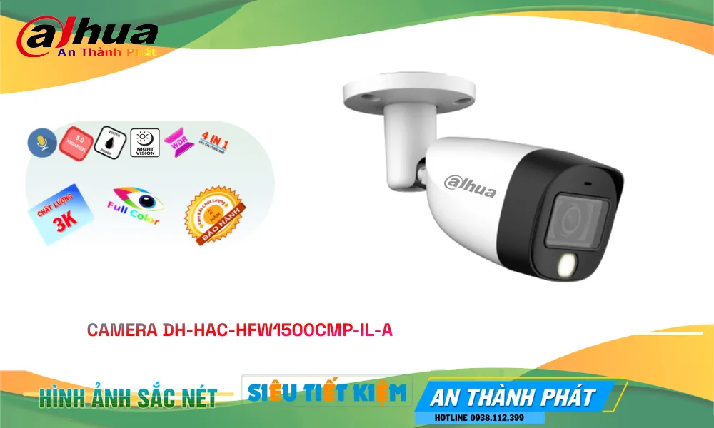 DH-HAC-HFW1500CMP-IL-A sắc nét Dahua ➠