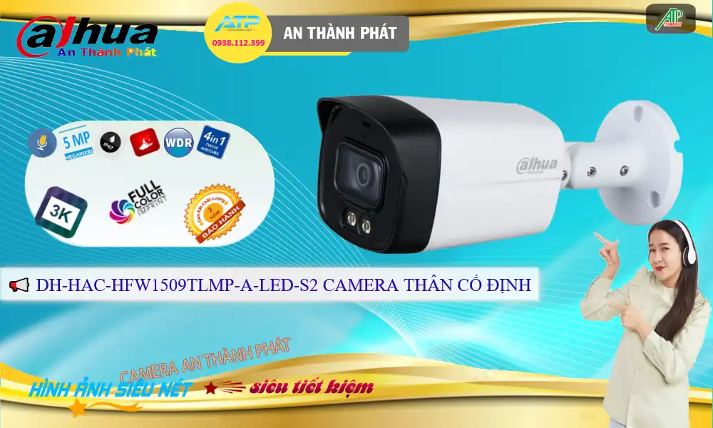 DH-HAC-HFW1509TLMP-A-LED-S2 sắc nét Dahua DH-HAC-HFW1509TLMP-A-LED-S2 sắc nét Dahua