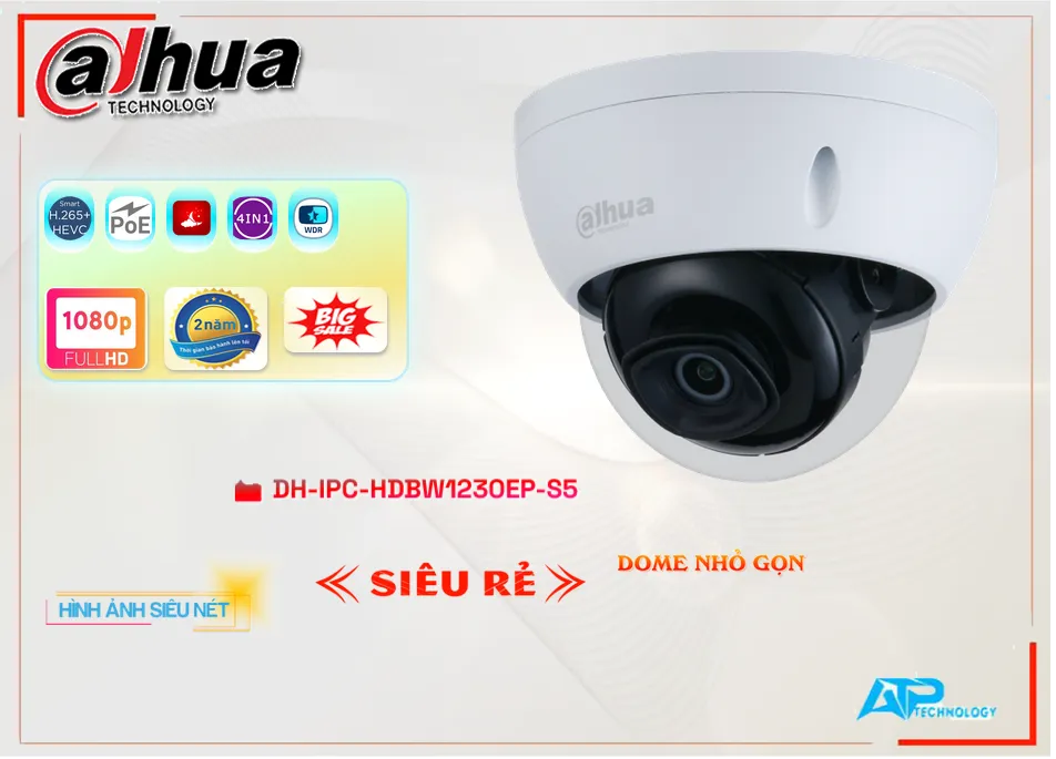 DH-IPC-HDBW1230EP-S5 sắc nét Dahua DH-IPC-HDBW1230EP-S5 sắc nét Dahua