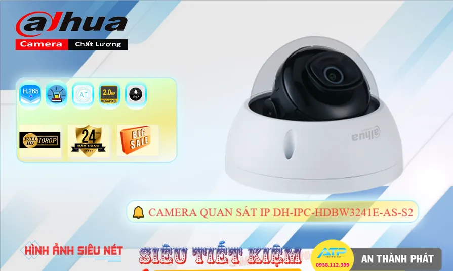 DH-IPC-HDBW3241E-AS-S2 Camera An Ninh Giá tốt DH-IPC-HDBW3241E-AS-S2 Camera An Ninh Giá tốt