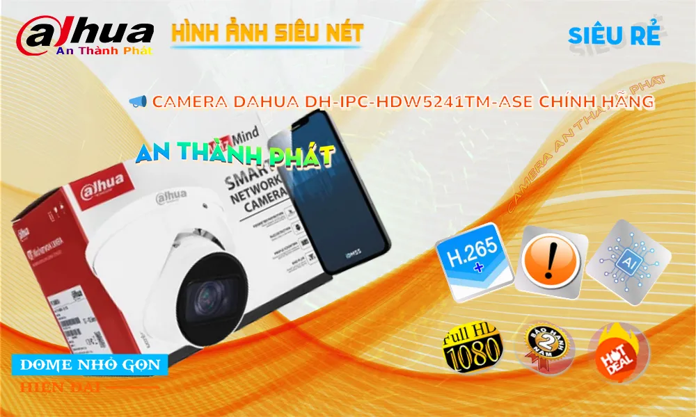 DH-IPC-HDW5241TM-ASE sắc nét Dahua
