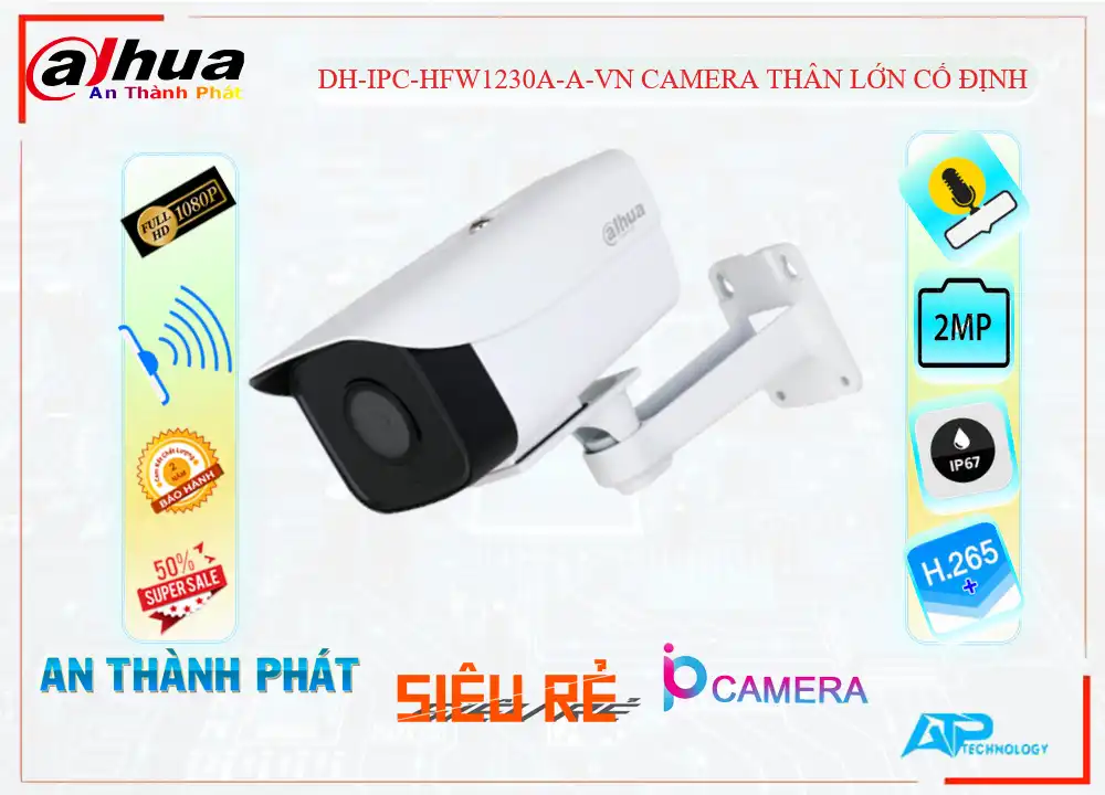 ➠ DH-IPC-HFW1230A-A-VN sắc nét Dahua ➠ DH-IPC-HFW1230A-A-VN sắc nét Dahua