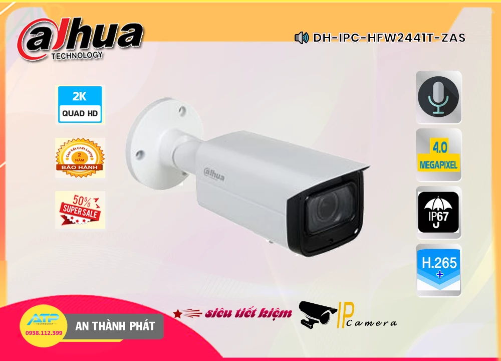 DH-IPC-HFW2441T-ZAS sắc nét Dahua ➠ DH-IPC-HFW2441T-ZAS sắc nét Dahua ➠