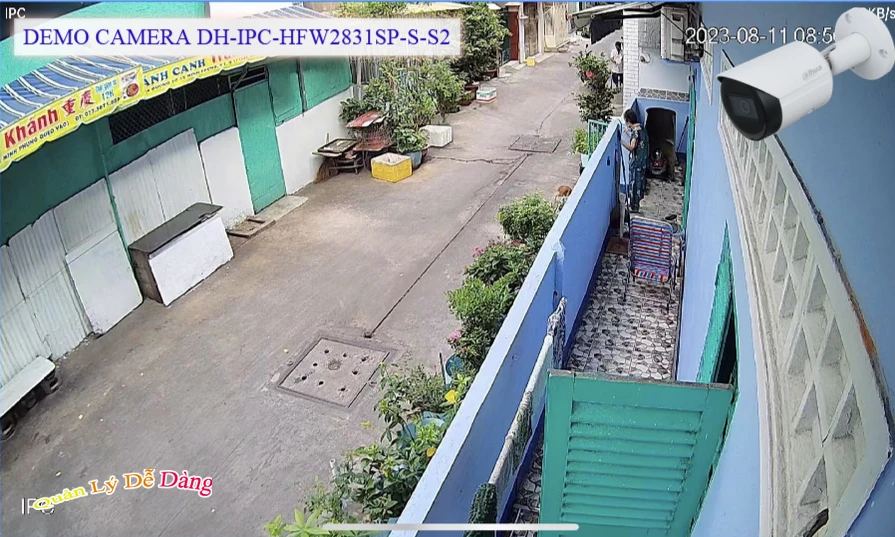 Camera Dahua IP Thân DH-IPC-HFW2831SP-S-S2 Camera Dahua IP Thân DH-IPC-HFW2831SP-S-S2