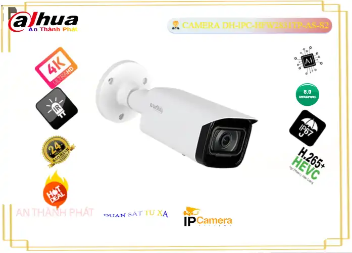 DH-IPC-HFW2831TP-AS-S2 sắc nét Dahua